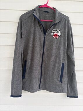 Sport-Tek Amazon AKC1 Logo Heather Gray Pullover